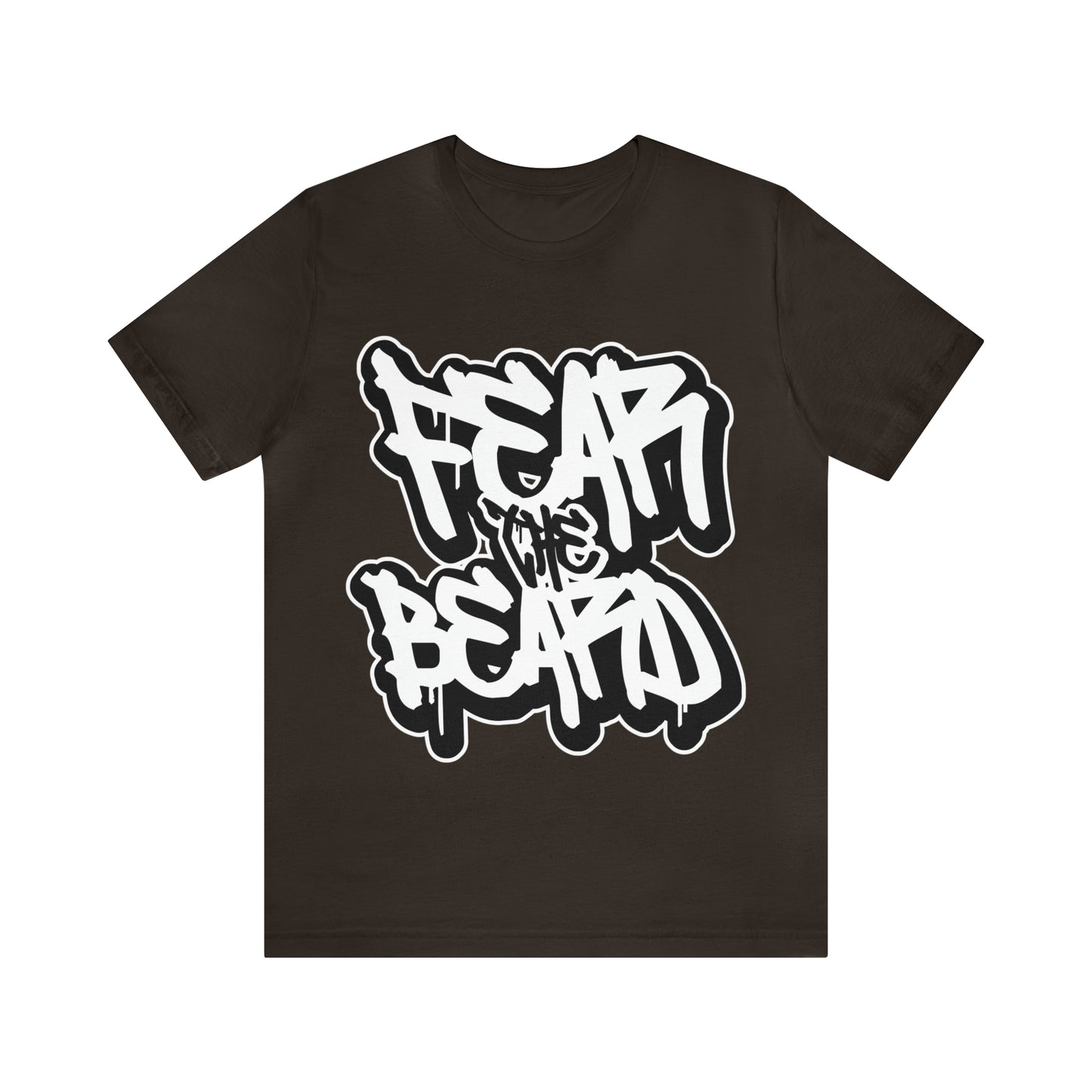 Fear The Beard Graffiti T-shirt, Bearded Man Shirt