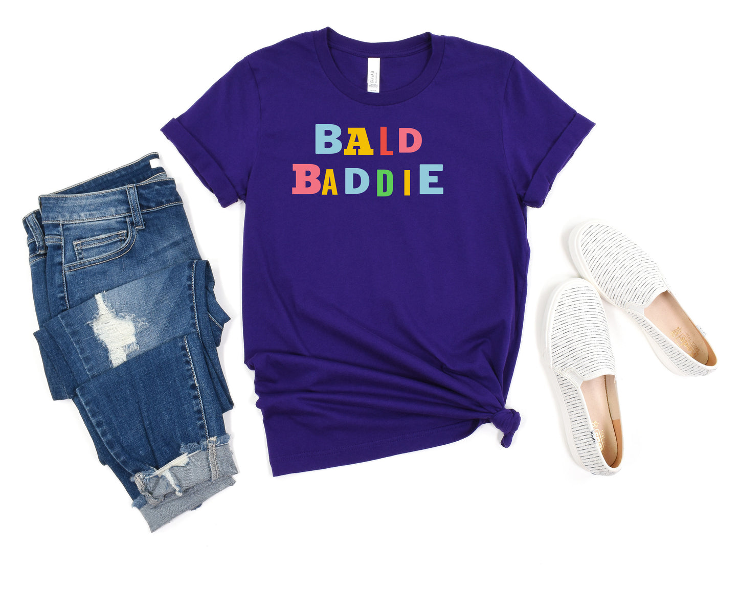 Bald Baddie Shirt | Confident Bald Woman T-shirt | Bald Head Tshirt