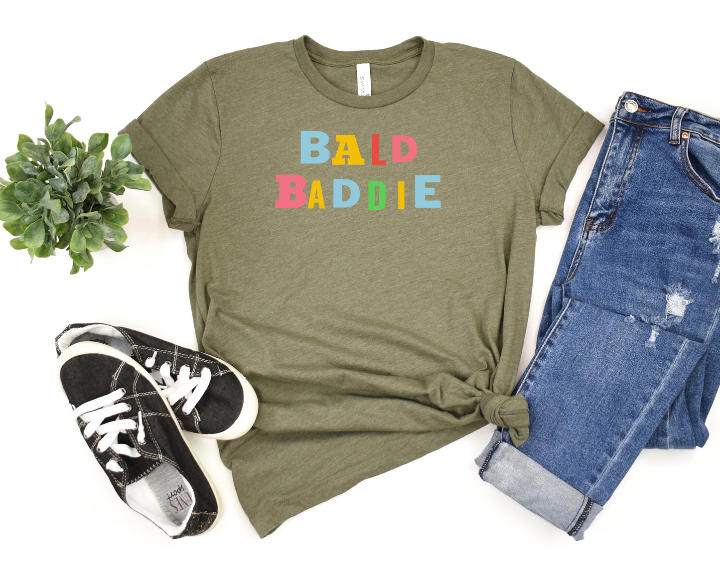 Bald Baddie Shirt | Confident Bald Woman T-shirt | Bald Head Tshirt