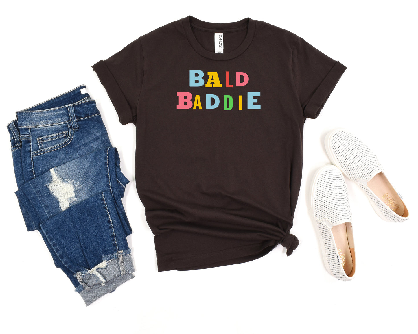 Bald Baddie Shirt | Confident Bald Woman T-shirt | Bald Head Tshirt