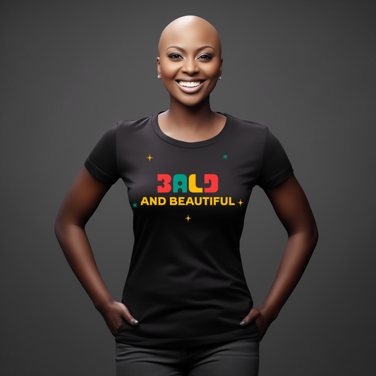 Bald and Beautiful, Bald Woman T-shirt