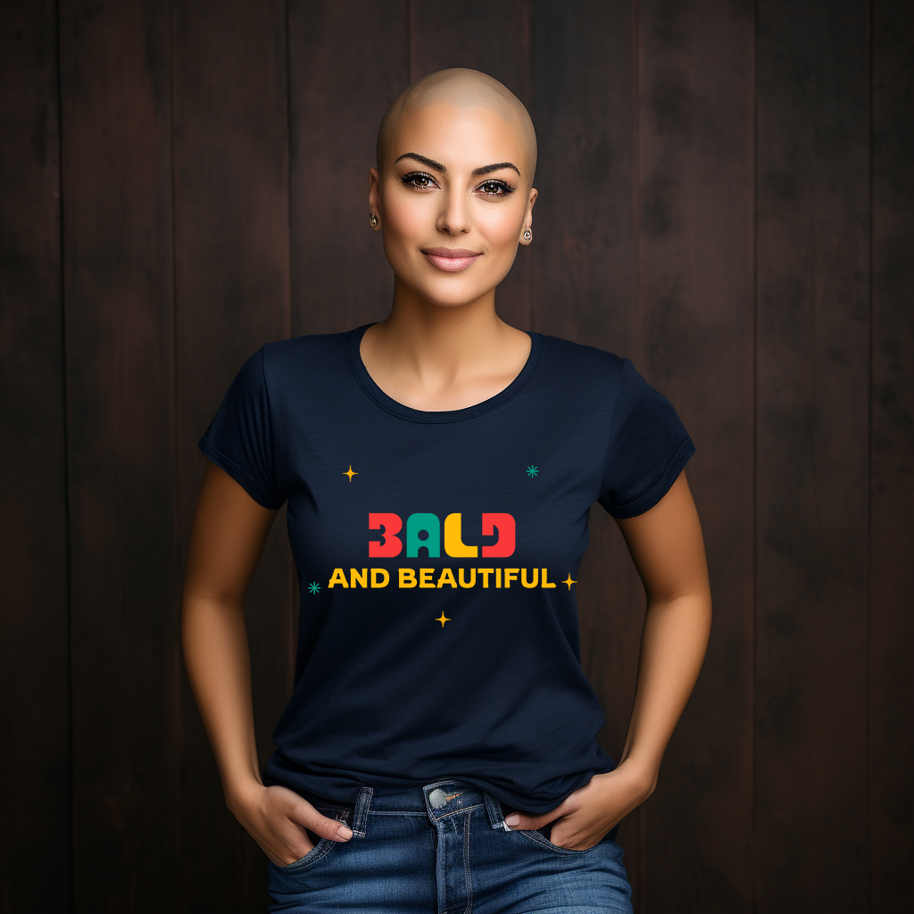 Bald and Beautiful, Bald Woman T-shirt