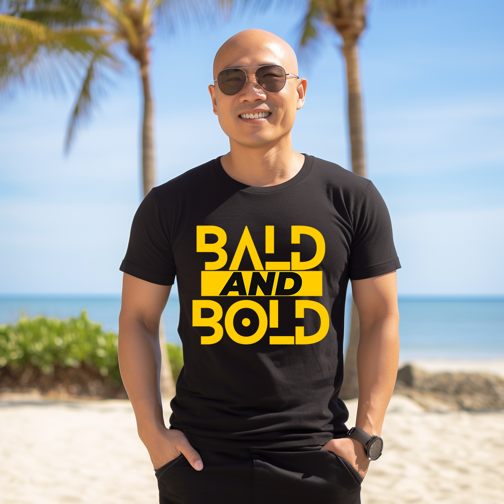 Bald and Bold, Confident Bald Person Tshirt