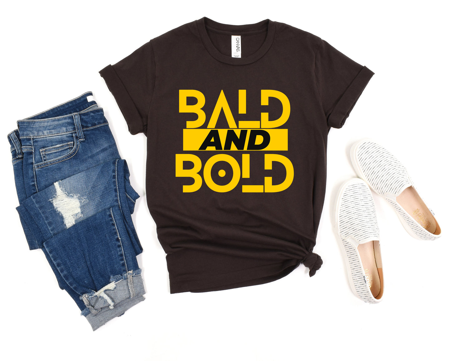 Bald and Bold, Confident Bald Person Tshirt