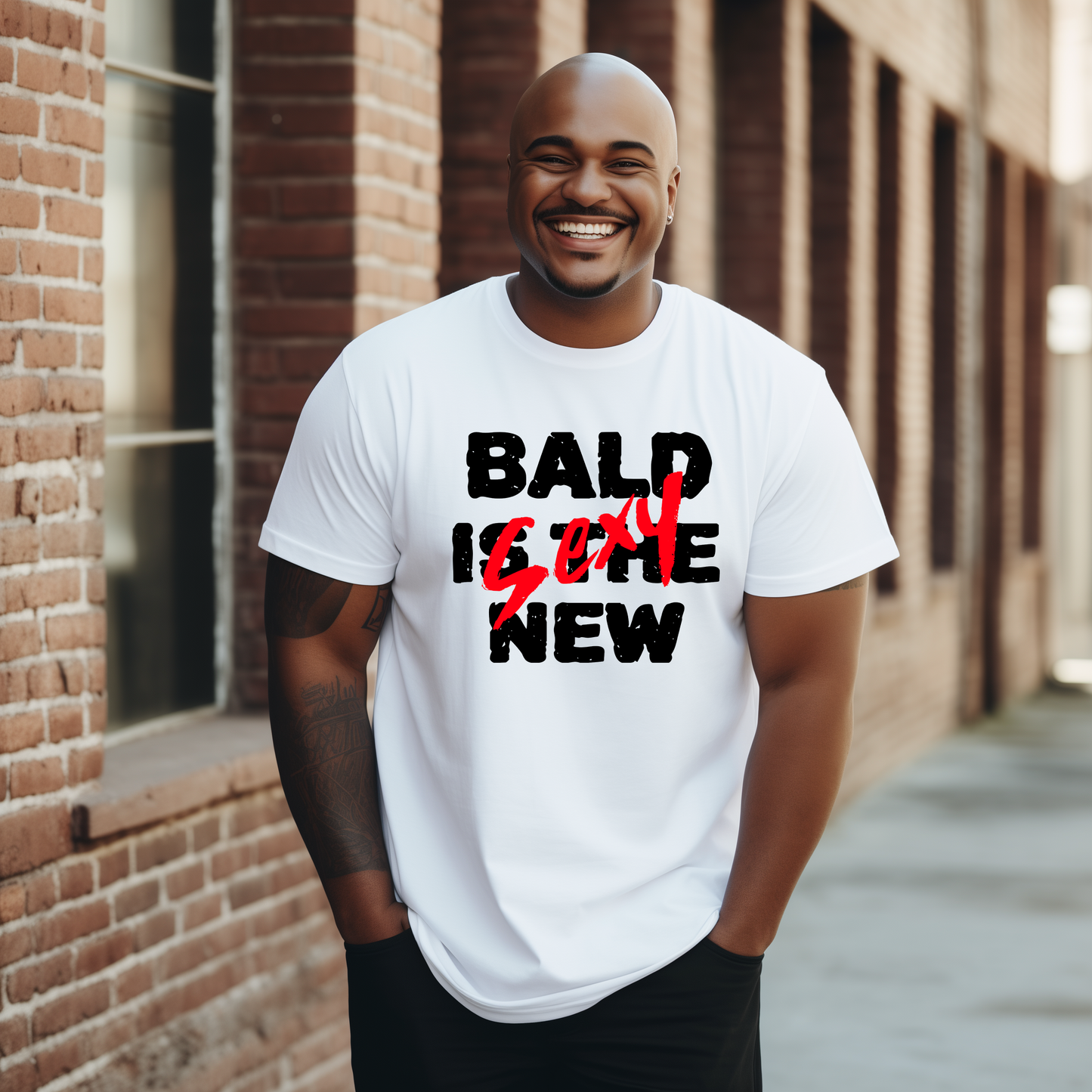 Bald Is The New Sexy T-shirt, Bald Head Tshirt