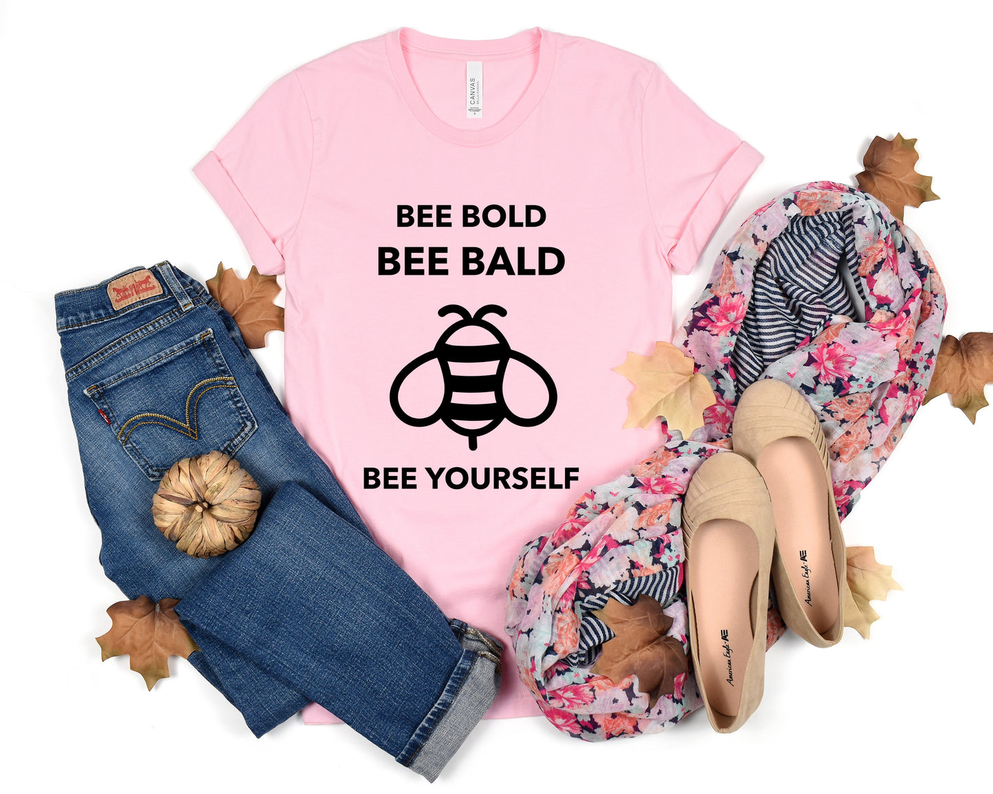 Bee Bold Bee Bald Bee Yourself T-Shirt, Bald Head Shirt