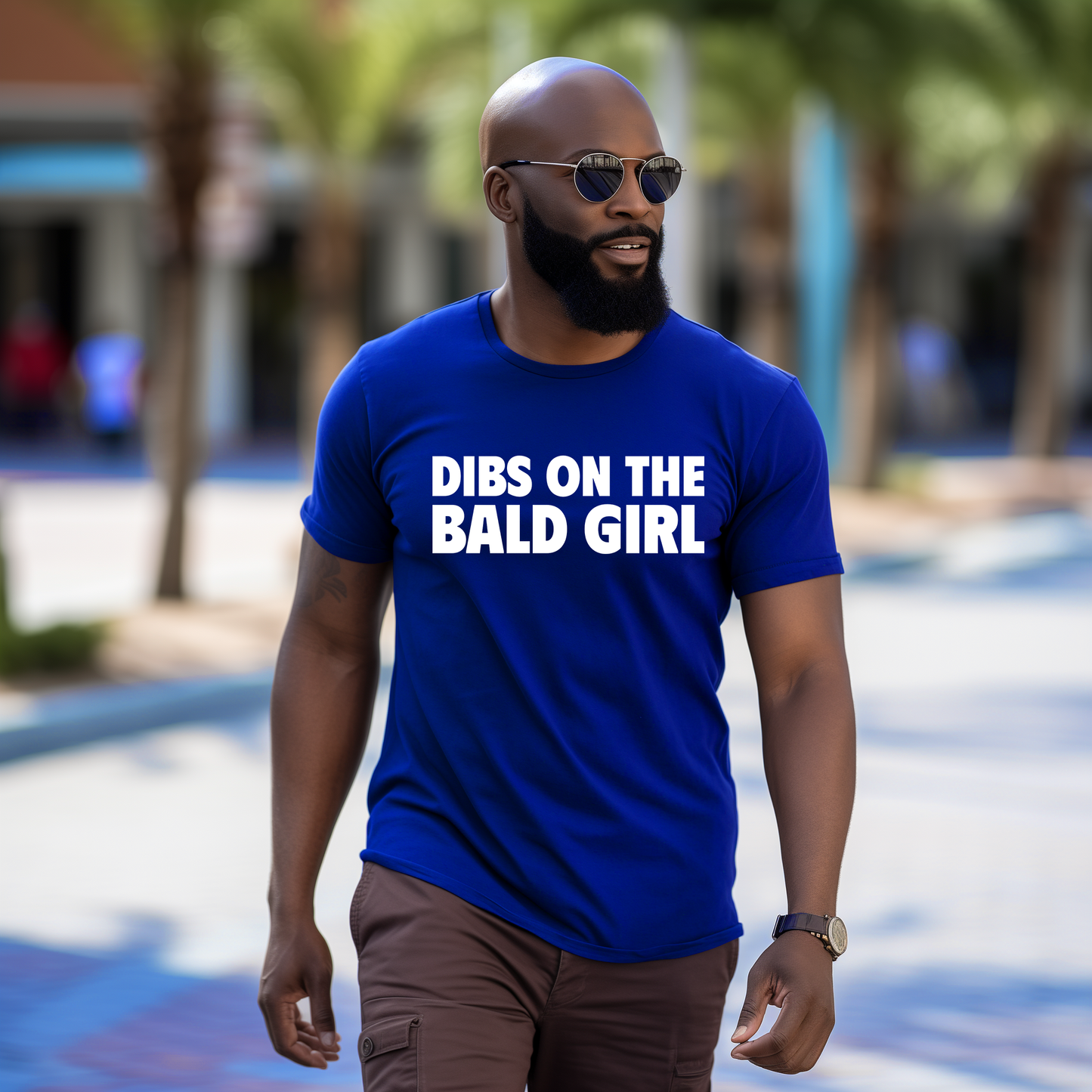 Dibs on The Bald Girl Tshirt