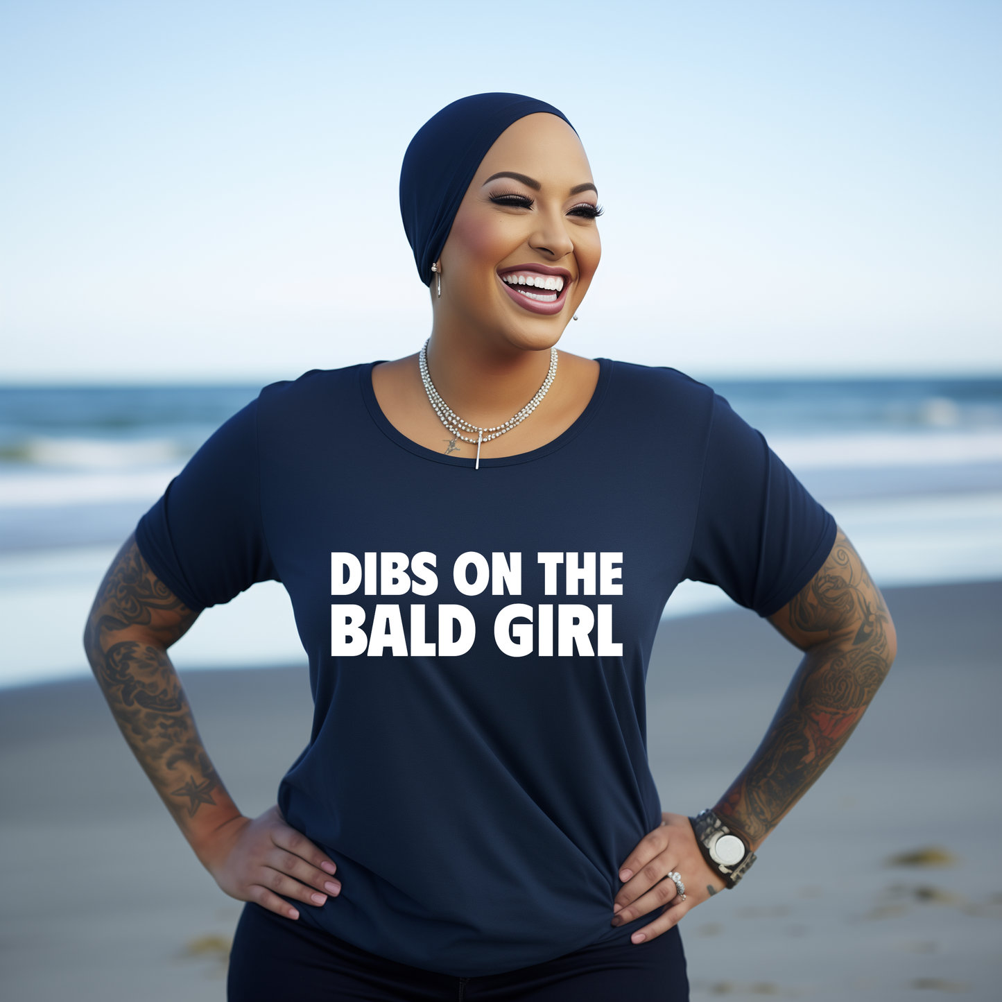 Dibs on The Bald Girl Tshirt