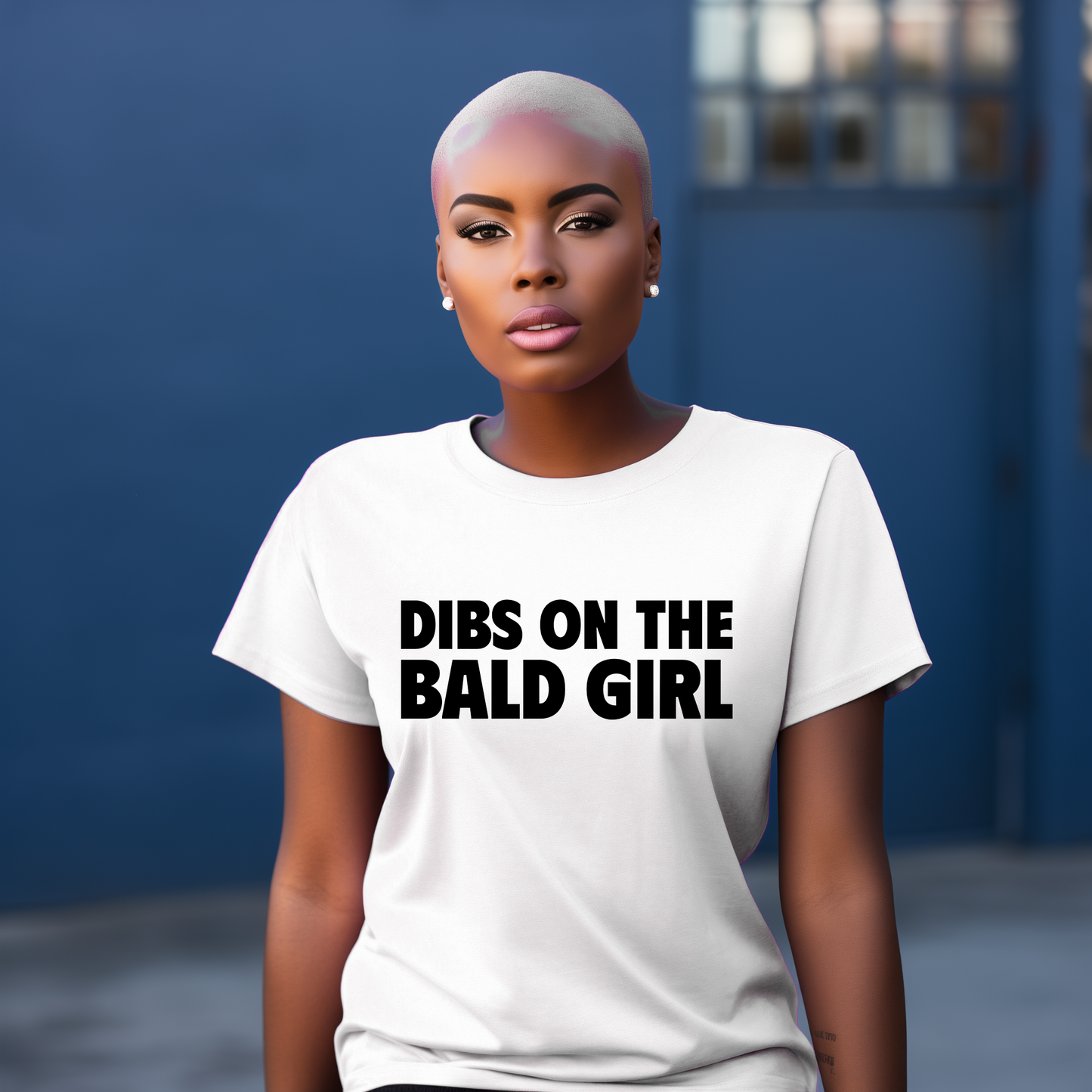 Dibs on The Bald Girl Tshirt