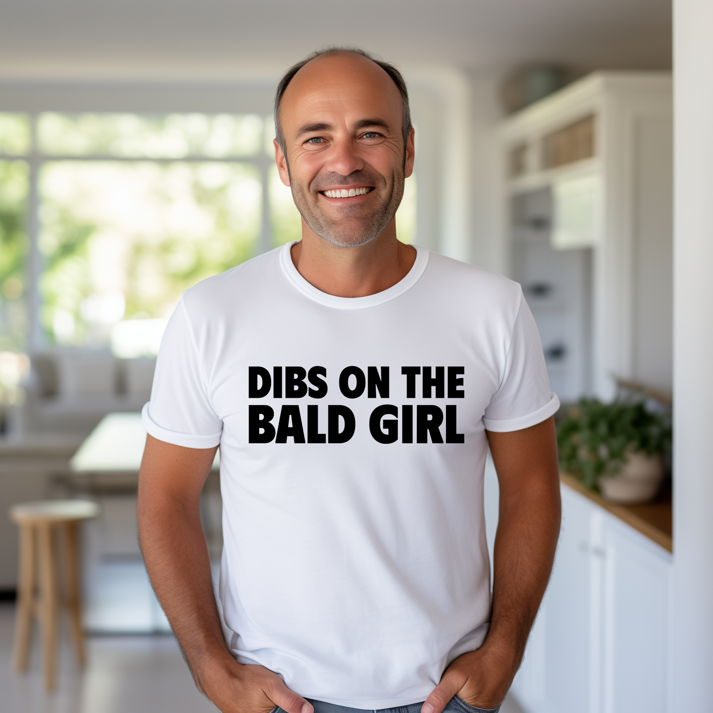 Dibs on The Bald Girl Tshirt