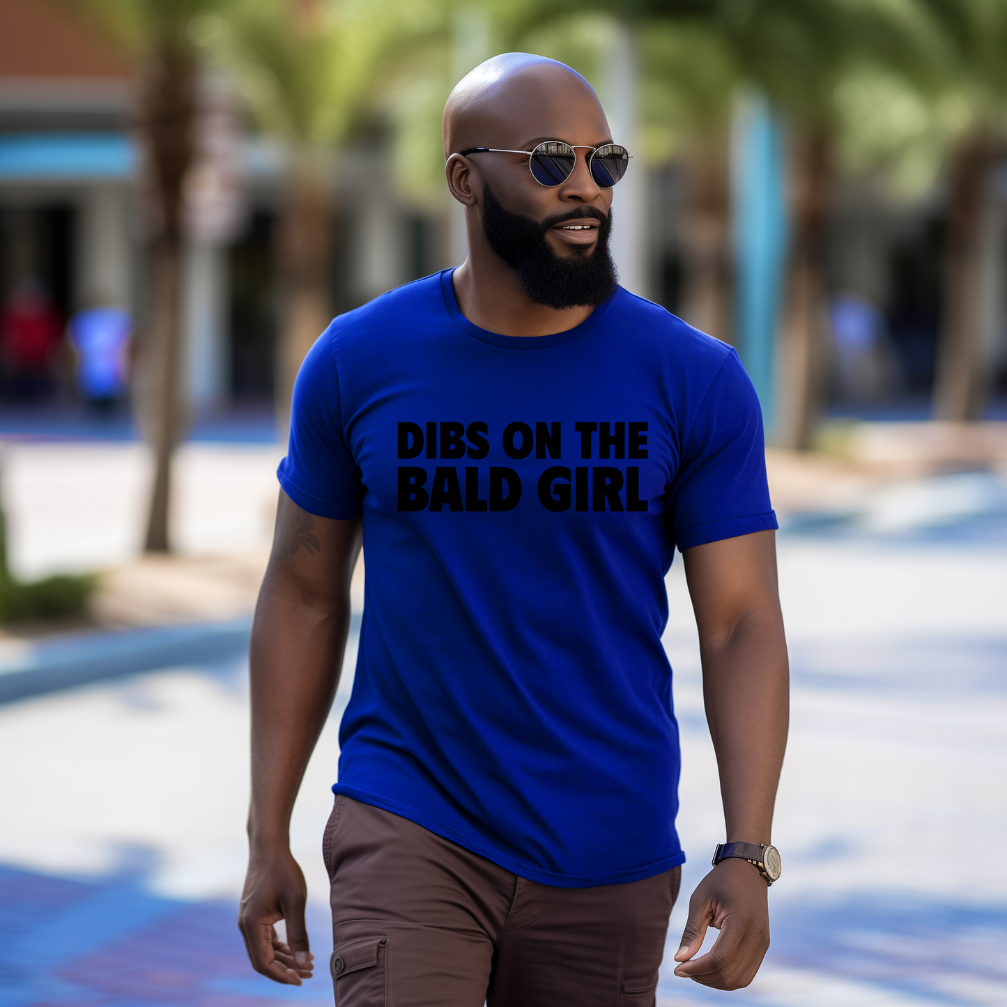 Dibs on The Bald Girl Tshirt