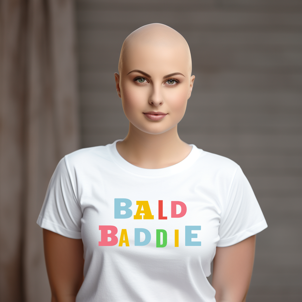 Bald Baddie Shirt | Confident Bald Woman T-shirt | Bald Head Tshirt